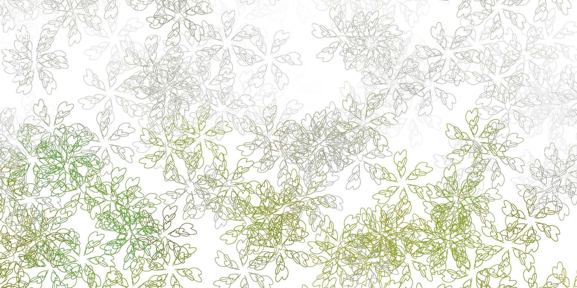 Fondo abstracto de vector gris claro con hojas.
