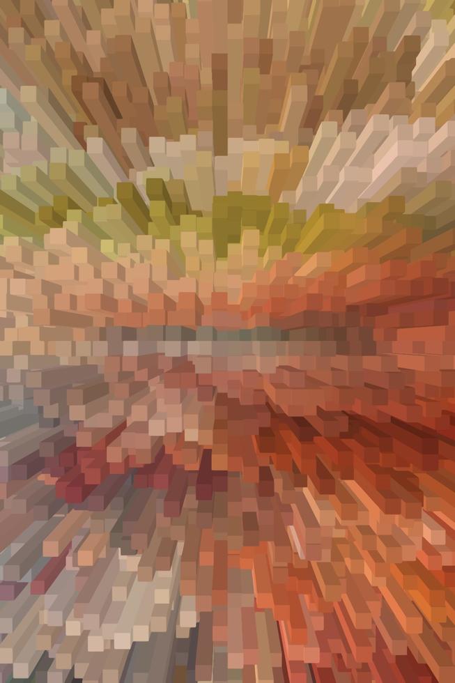 Abstract block background vector