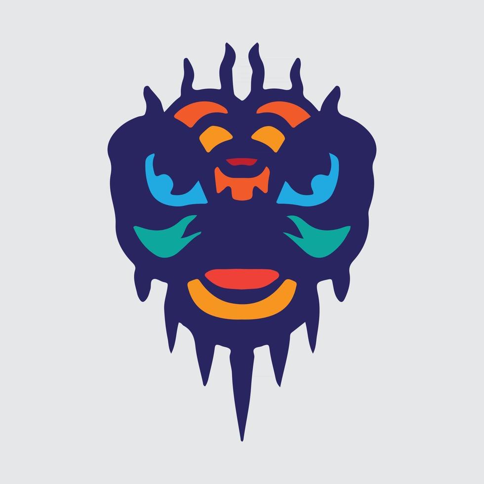 Lion dance drawing vector