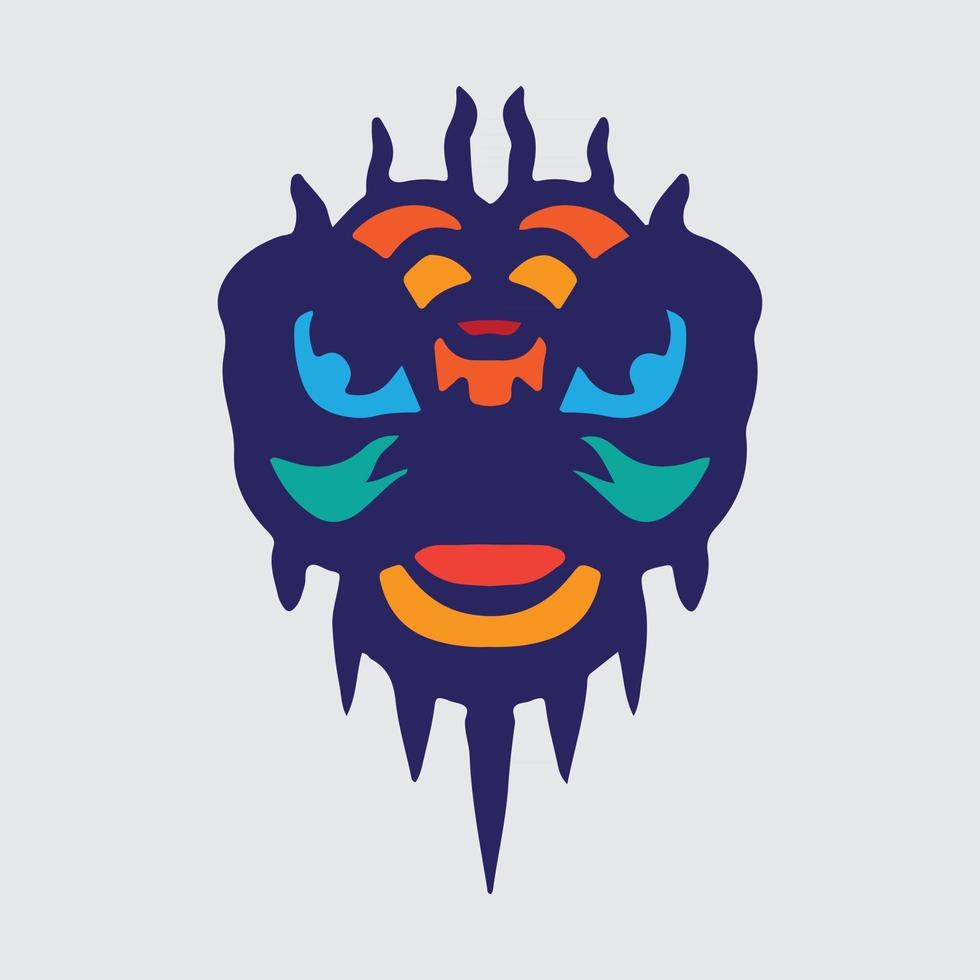 Lion dance drawing vector