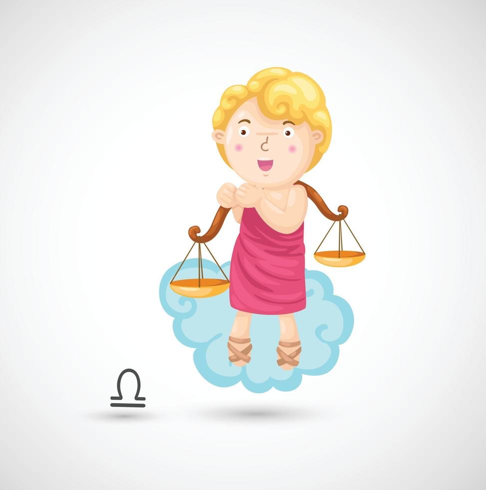 Zodiac signs - Libra Illustration vector