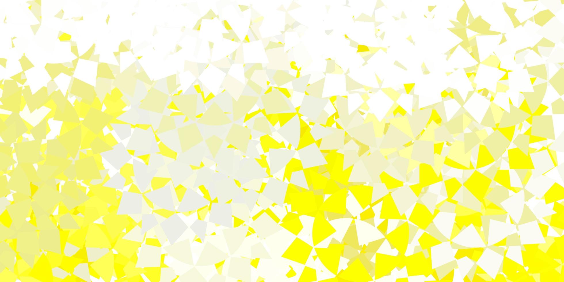 Light green vector texture with triangular style.