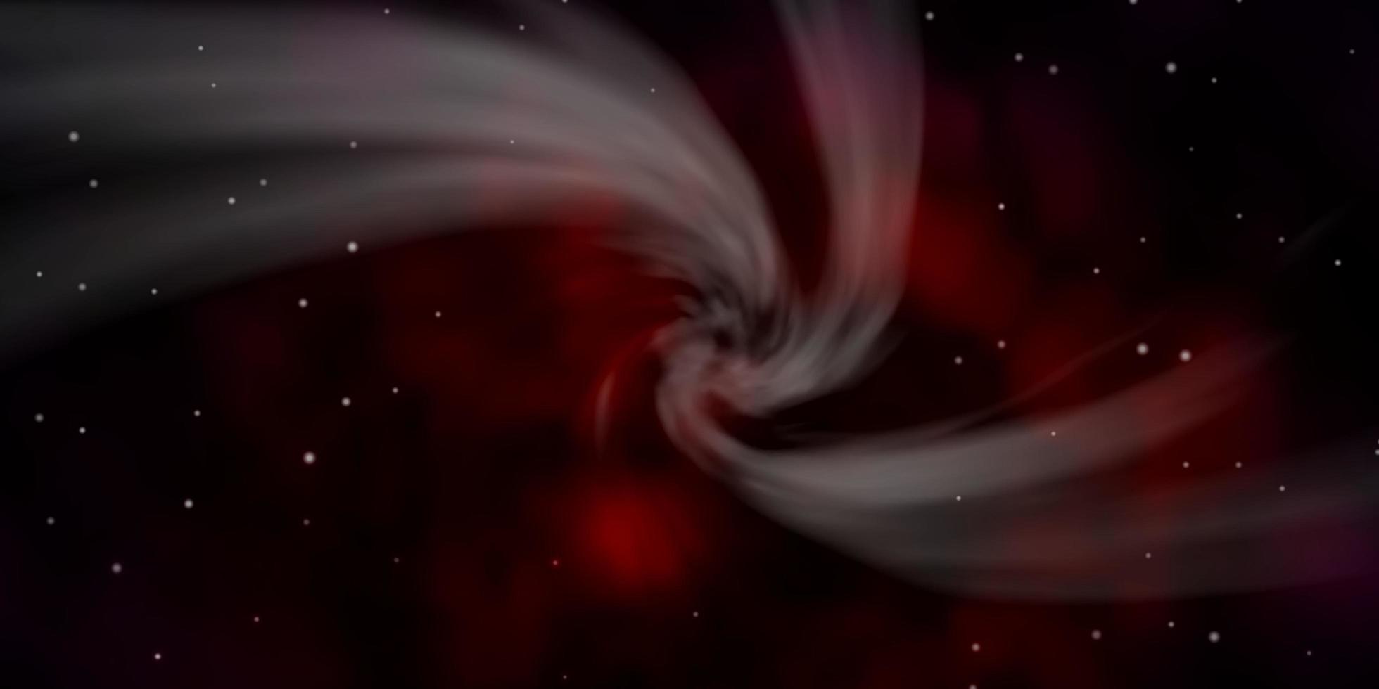 Dark Red vector layout with bright stars.