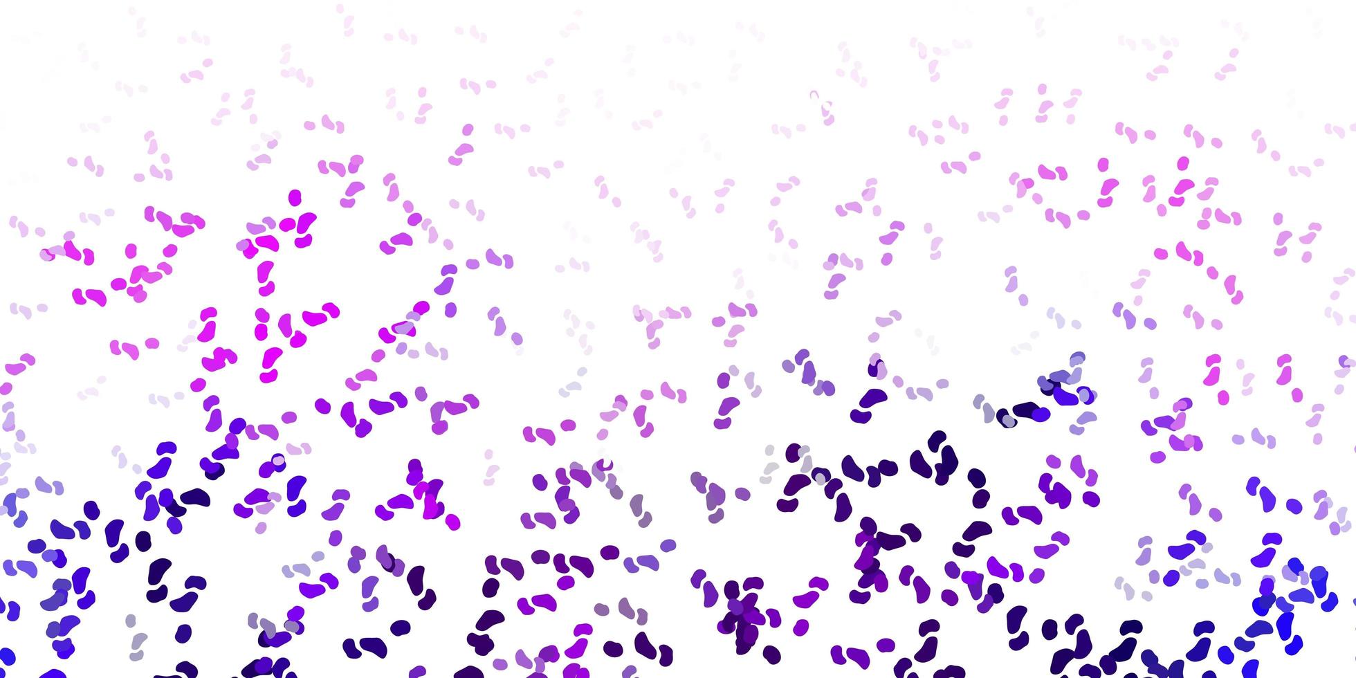 Light purple vector texture with memphis shapes.