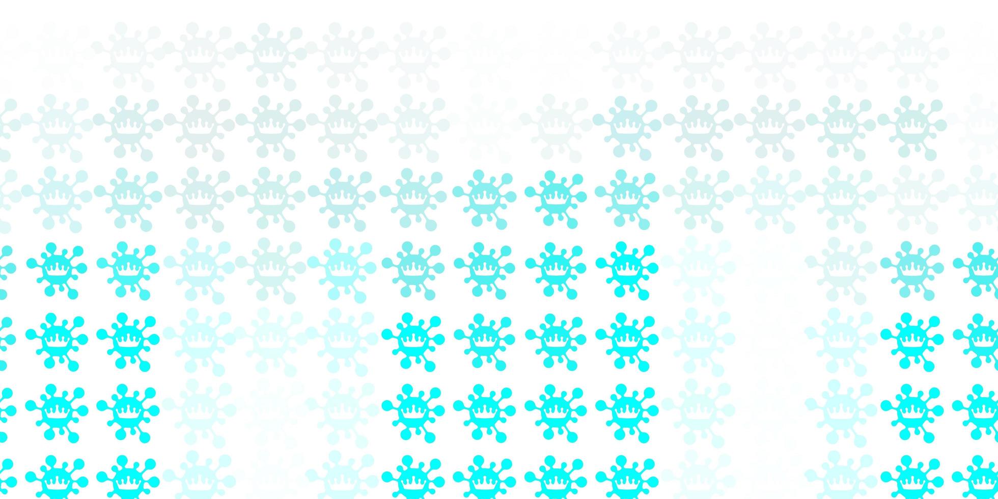 Light Green vector template with flu signs.