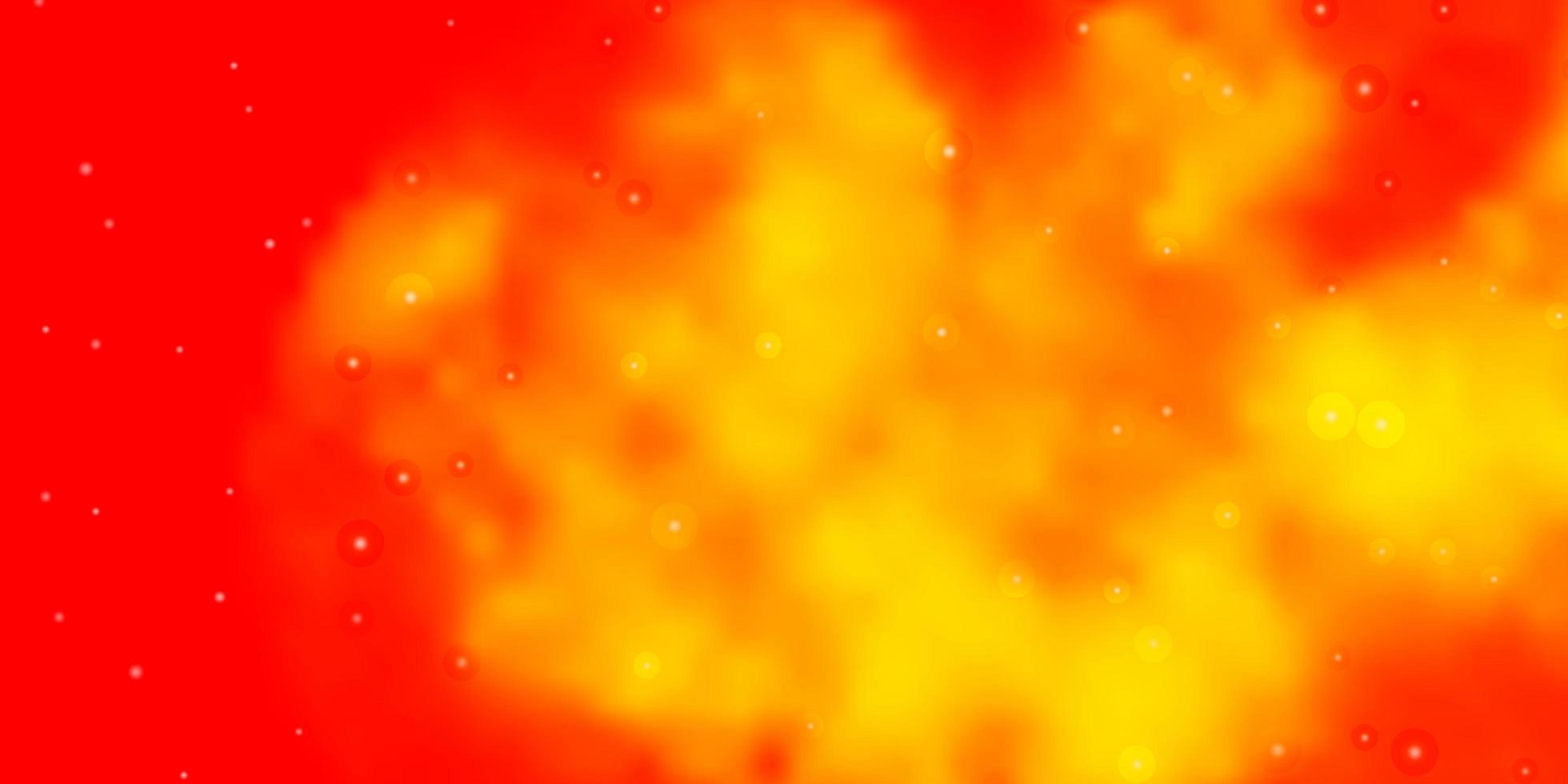 Light Pink, Yellow vector texture with beautiful stars.