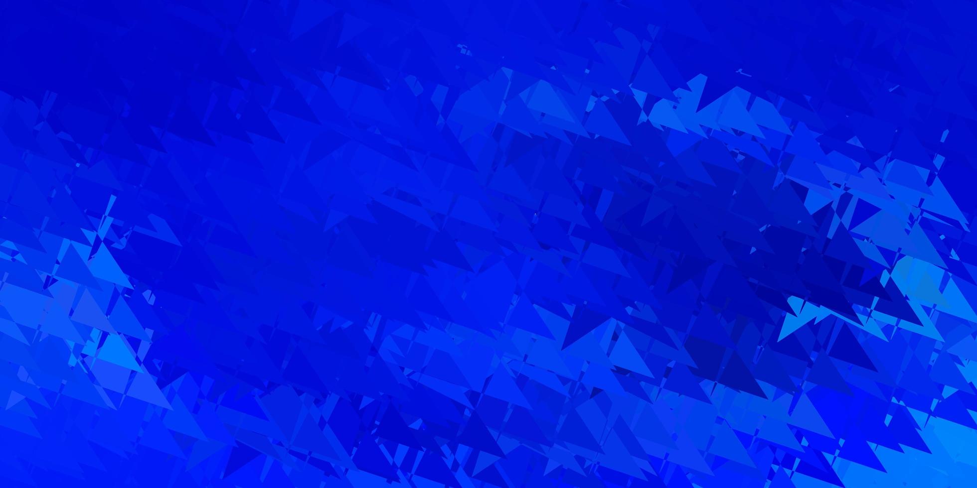 Dark BLUE vector pattern with polygonal shapes.