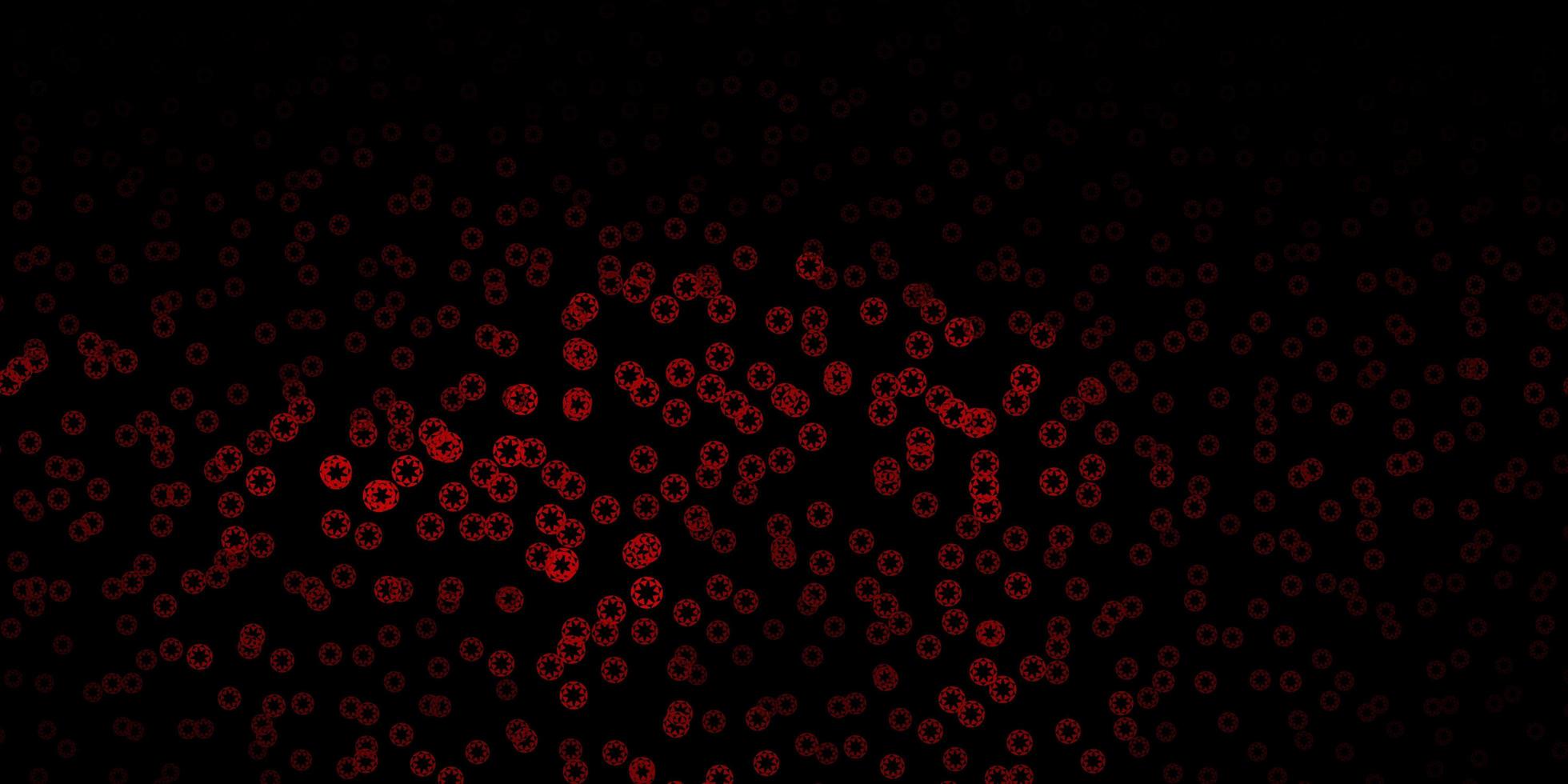 Telón de fondo de vector marrón oscuro con puntos.