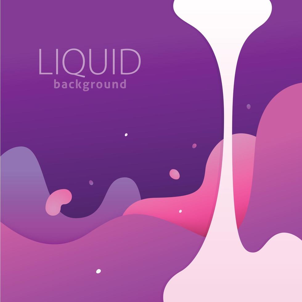liquid design background modern template banner vector