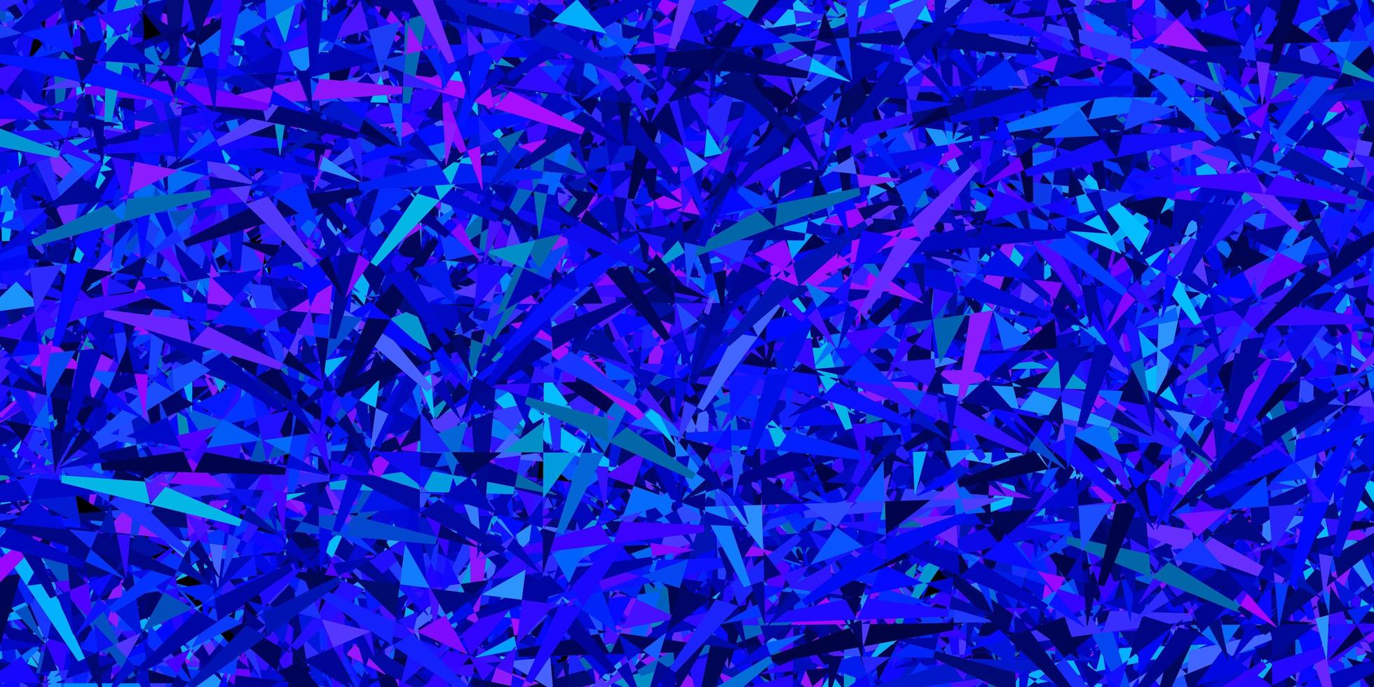 Light blue, red vector texture with random triangles.