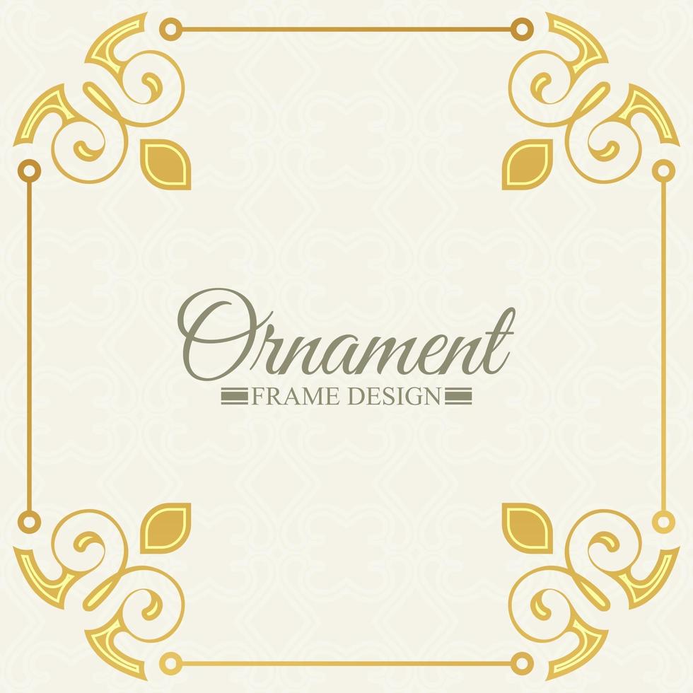 Classic ornamental decorative frames vector