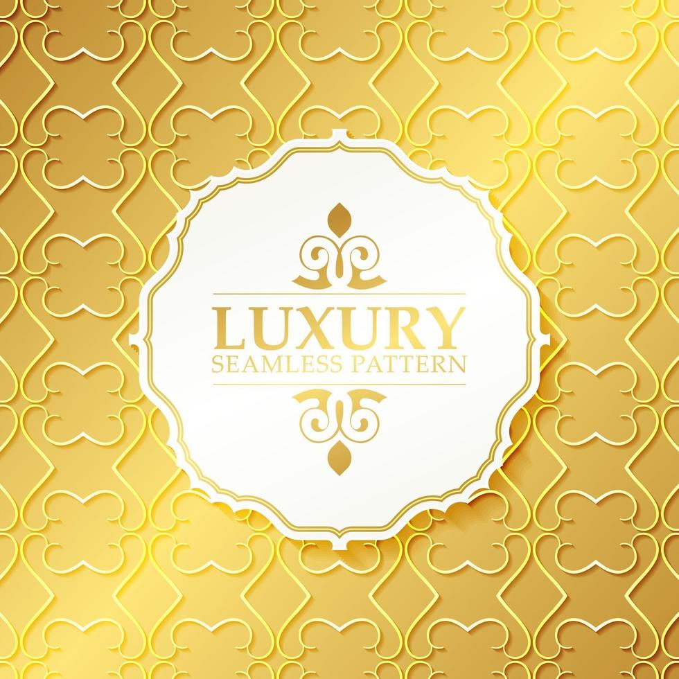 Luxury ornament pattern design background vector