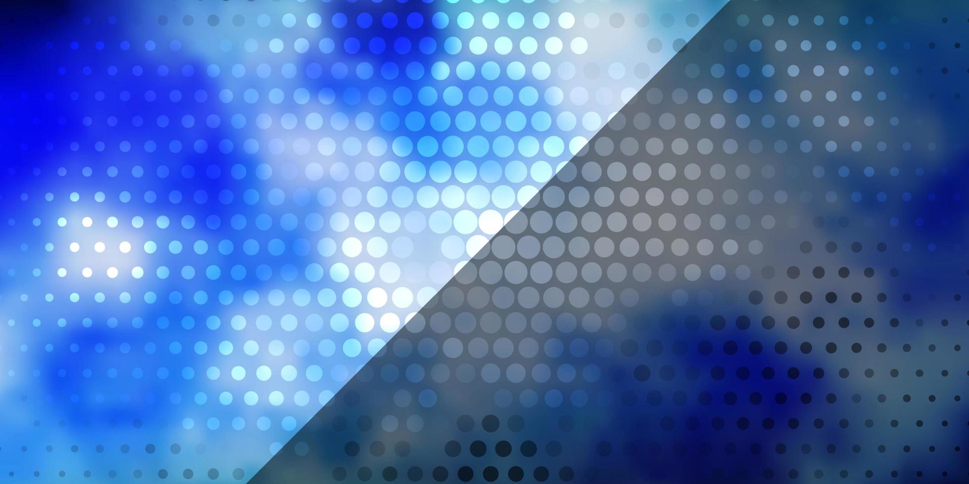 Light Blue, Green vector pattern with circles.