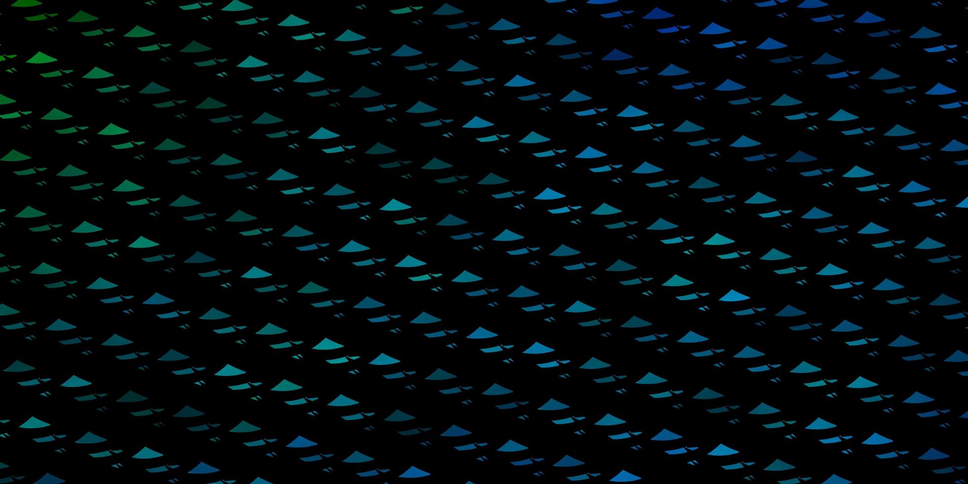 Light Blue, Red vector background with triangles.