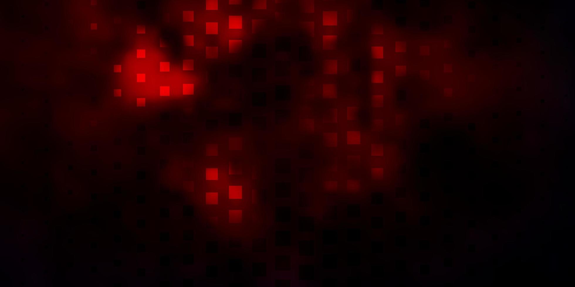 Dark Red vector template with rectangles.