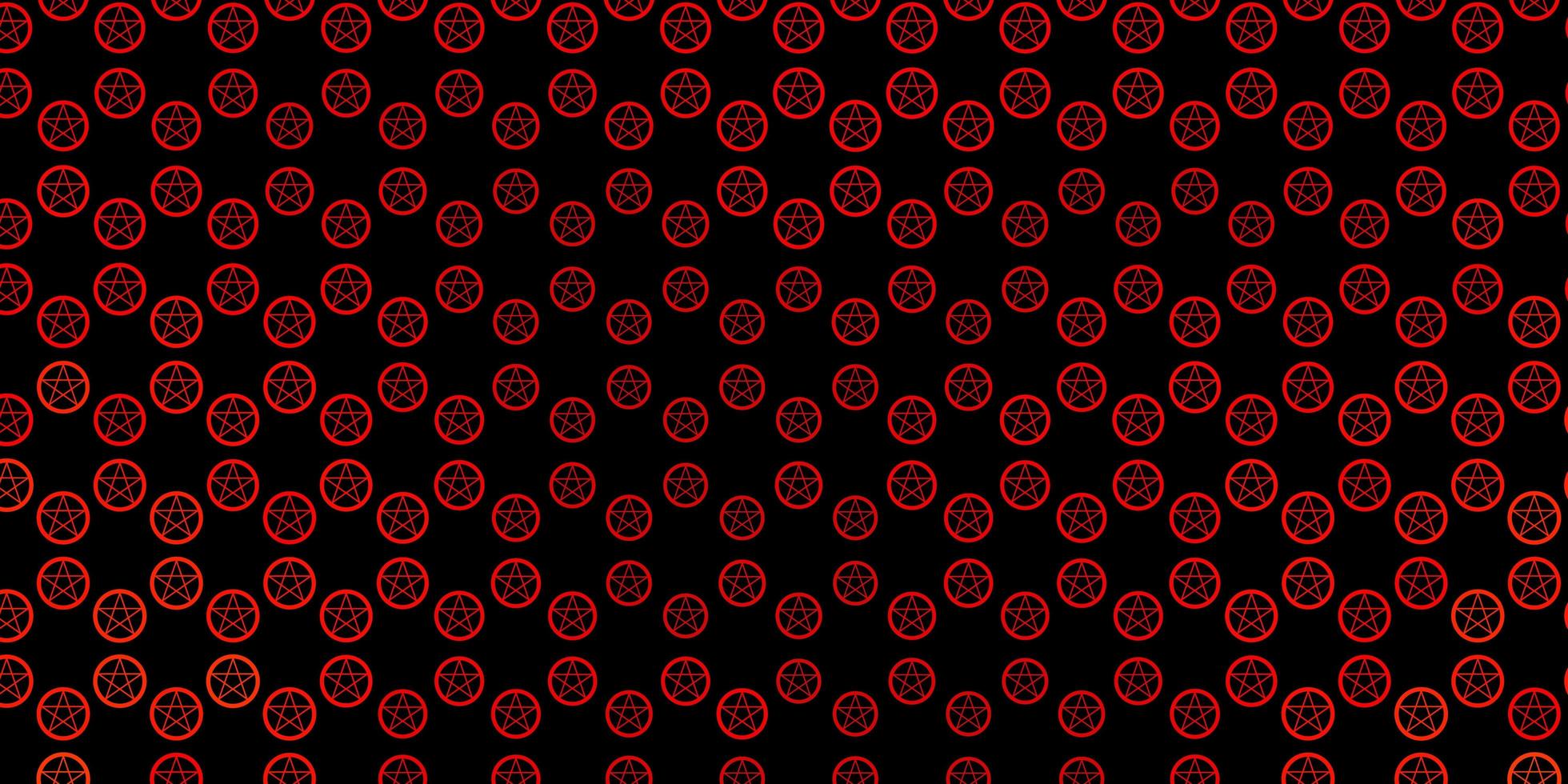 Dark Brown vector template with esoteric signs.