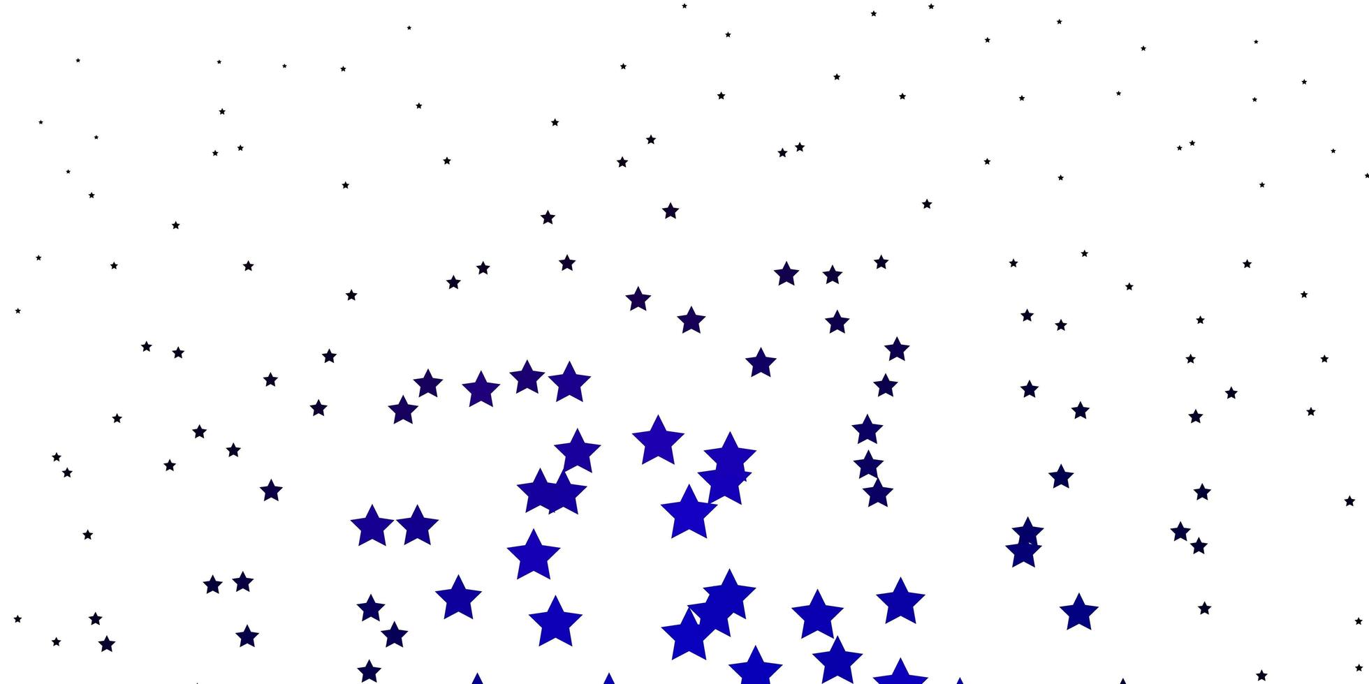 Dark Blue, Red vector layout with bright stars.