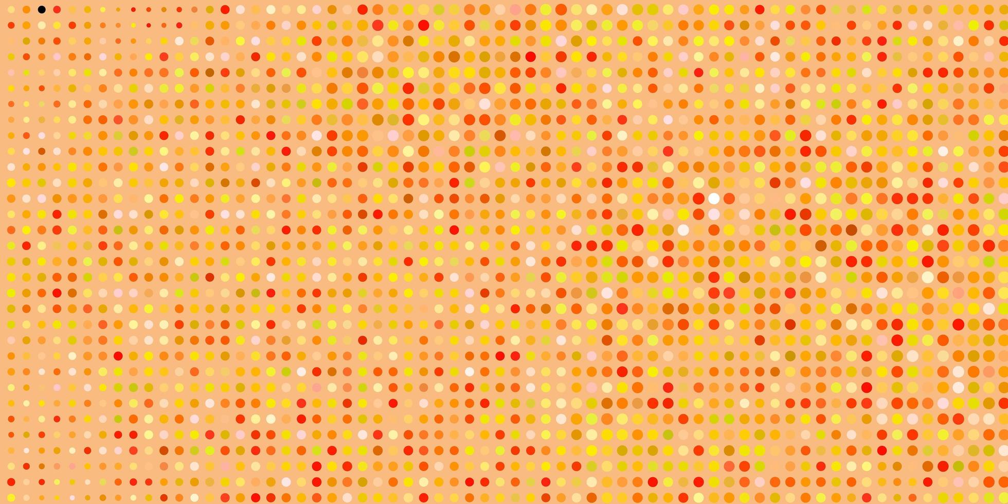 Light Pink, Yellow vector backdrop with dots.