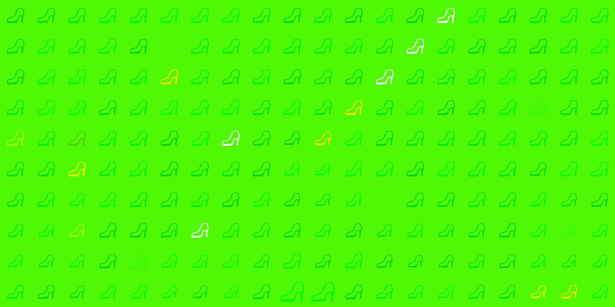 Light green, yellow vector texture with women's rights symbols.