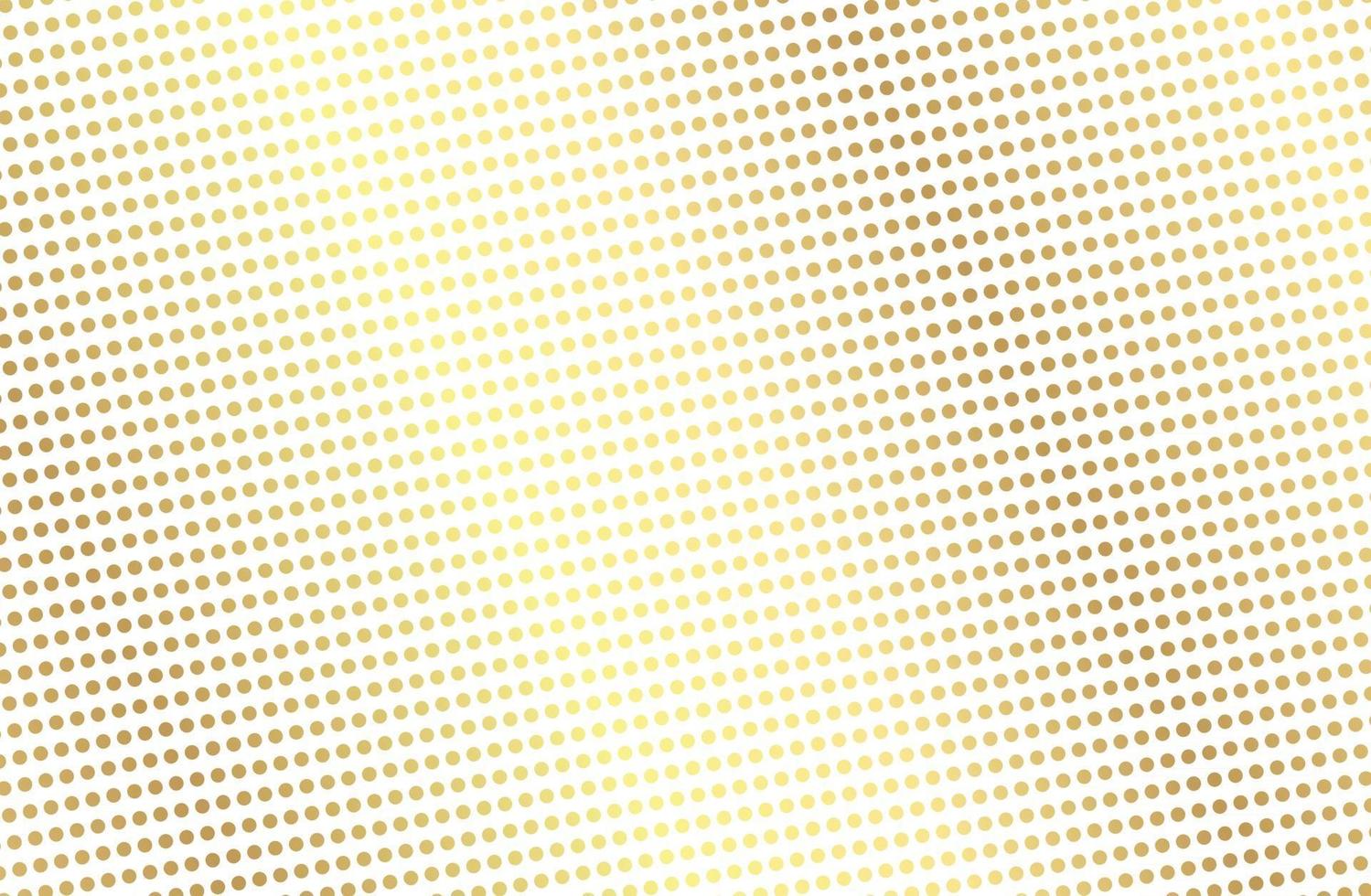 Gold polka dots pattern, colorful holiday background. vector