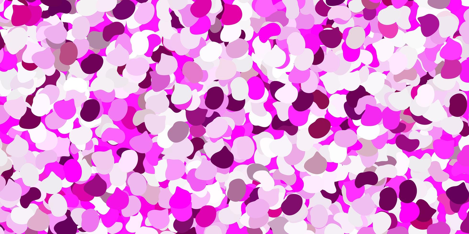 Light pink vector pattern with abstract shapes.
