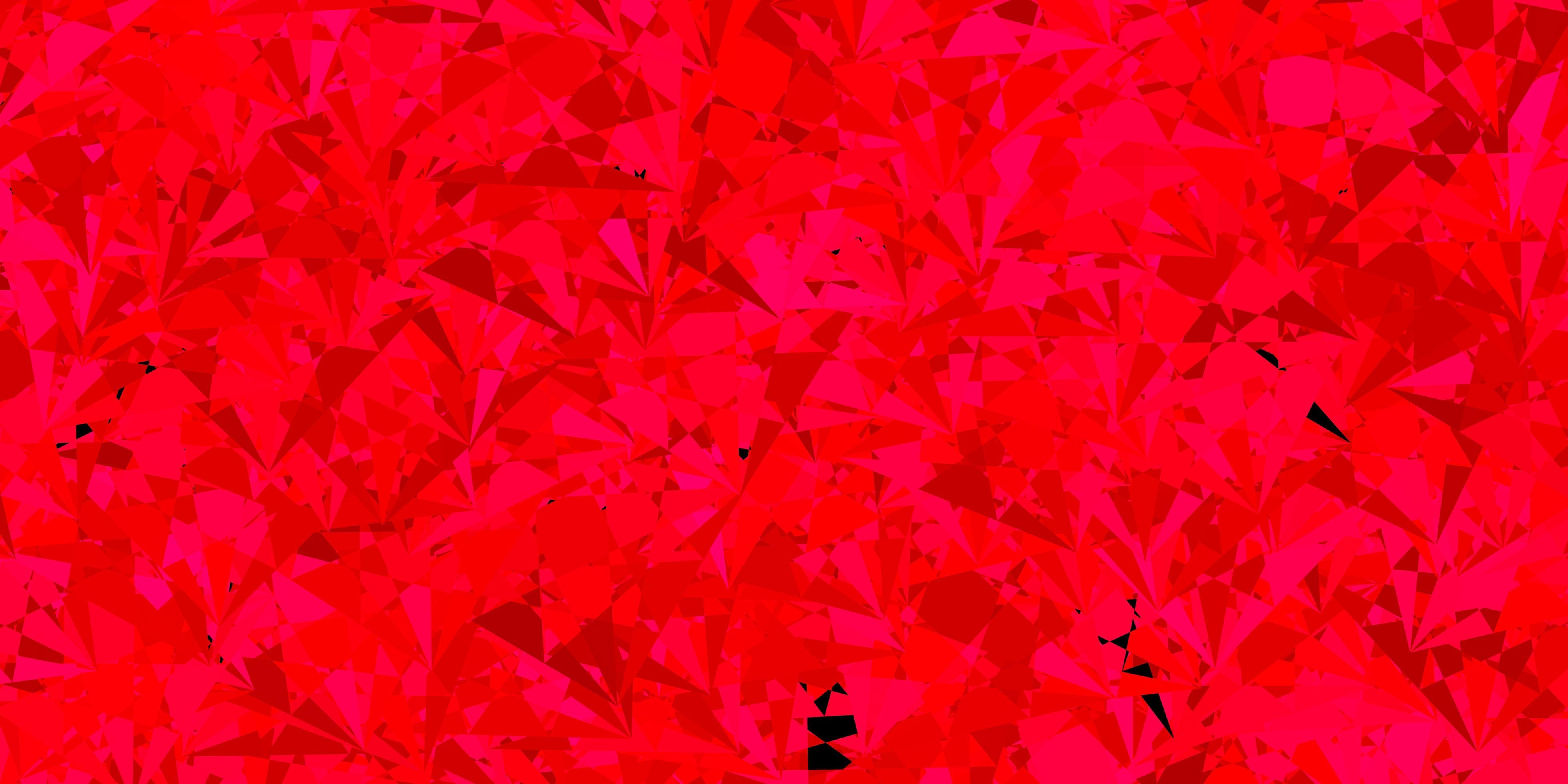 Dark Pink, Red vector texture with random triangles. 2960663 Vector Art