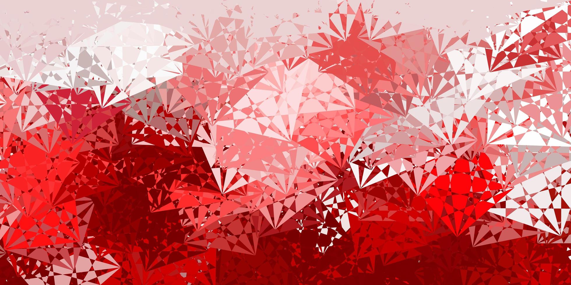 Light Red vector layout with triangle forms.