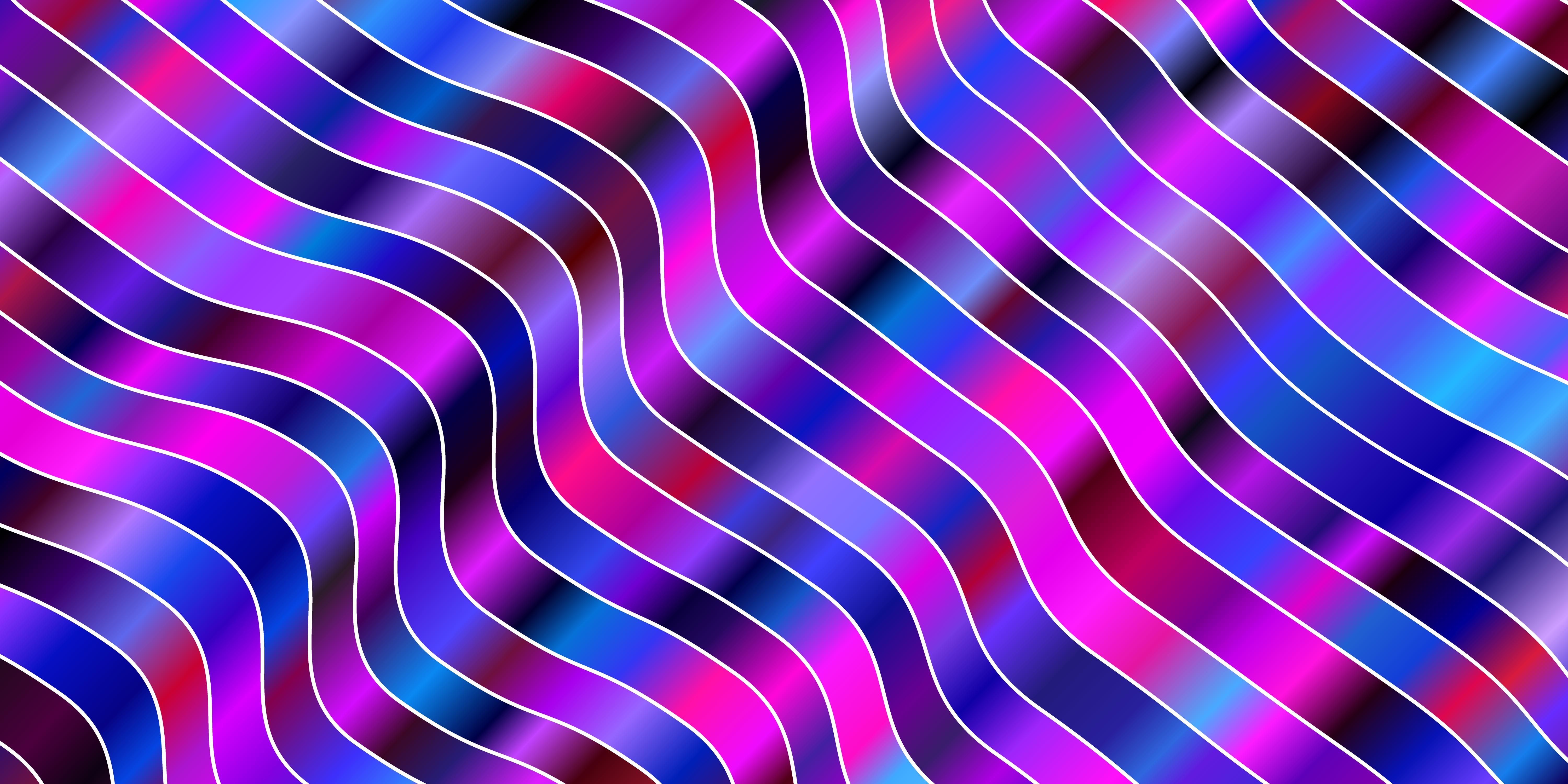 Dark Blue, Red vector background with bent lines. 2960731 Vector Art at