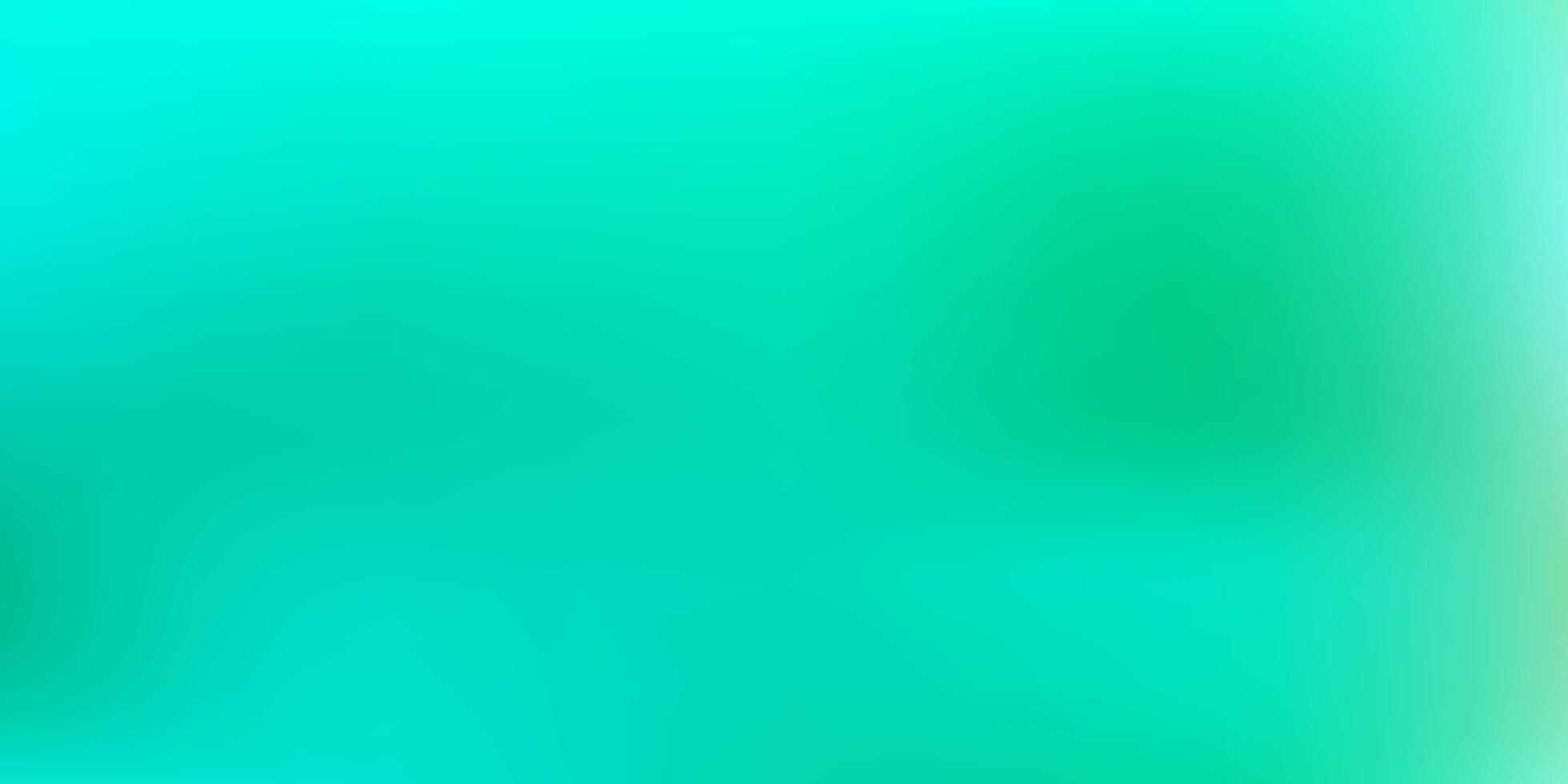 Light green vector abstract blur pattern.