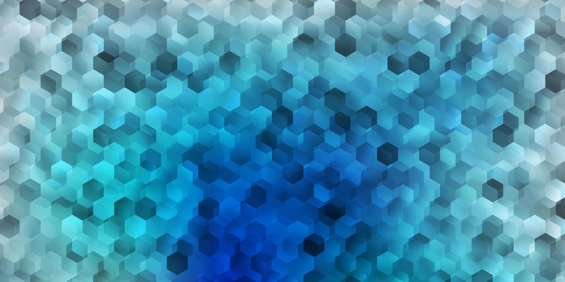 Light blue vector backdrop with a batch of hexagons.