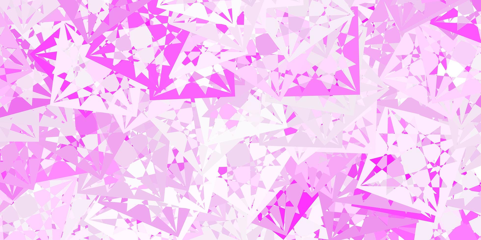 Light Pink vector layout with triangle forms.