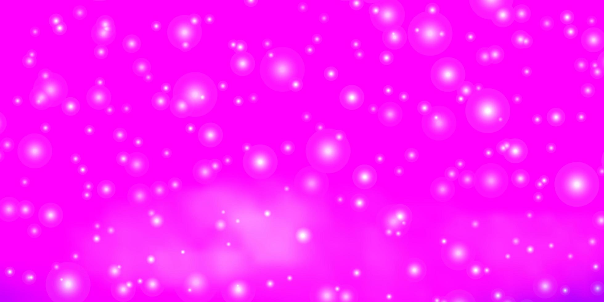 Light Pink, Blue vector texture with beautiful stars.