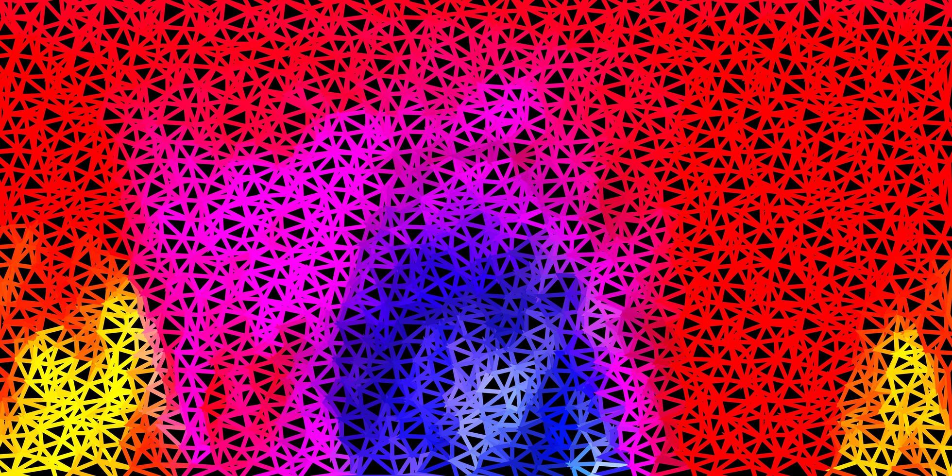 Light multicolor vector poly triangle template.