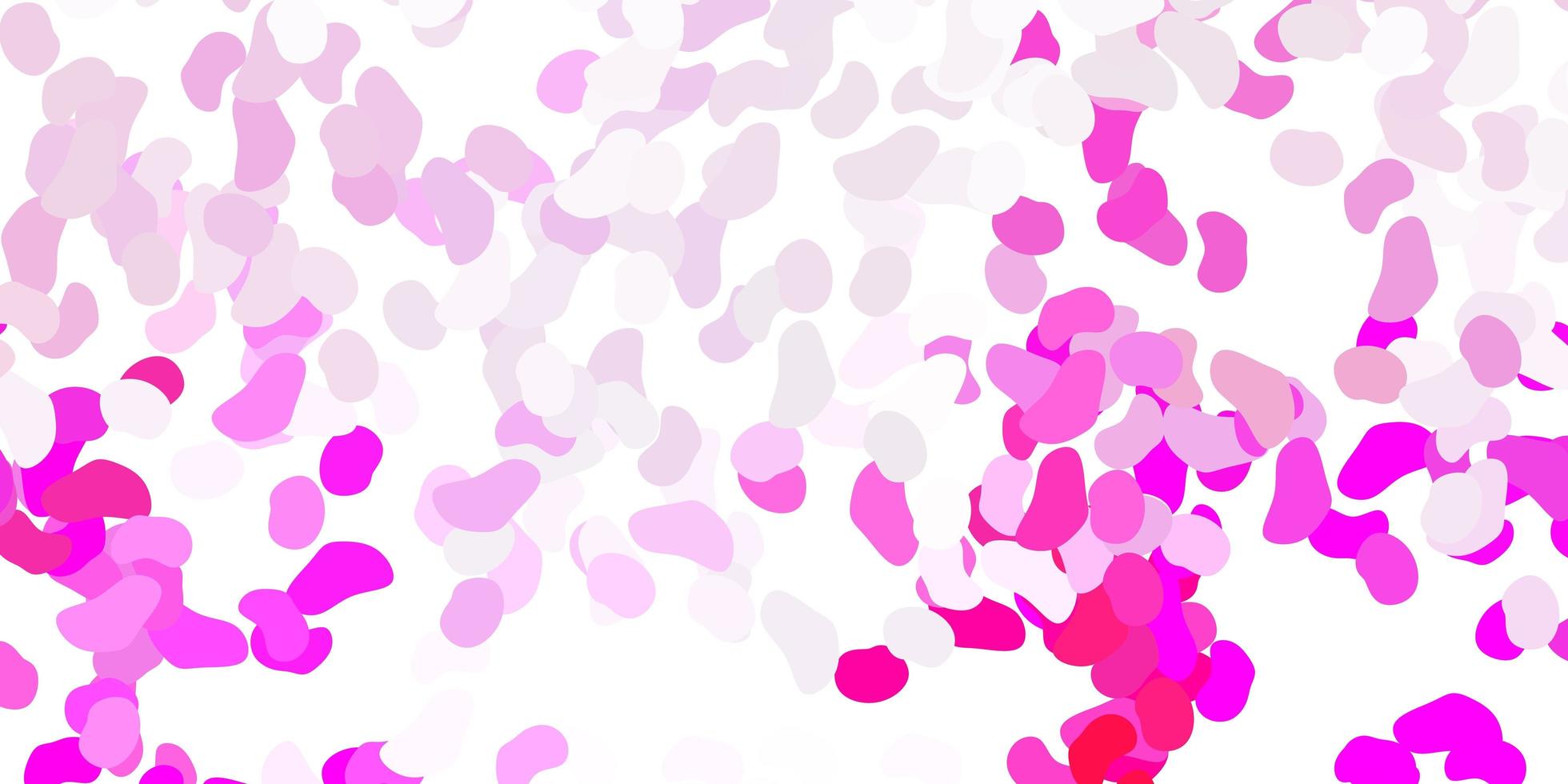 Light pink vector backdrop with chaotic shapes.