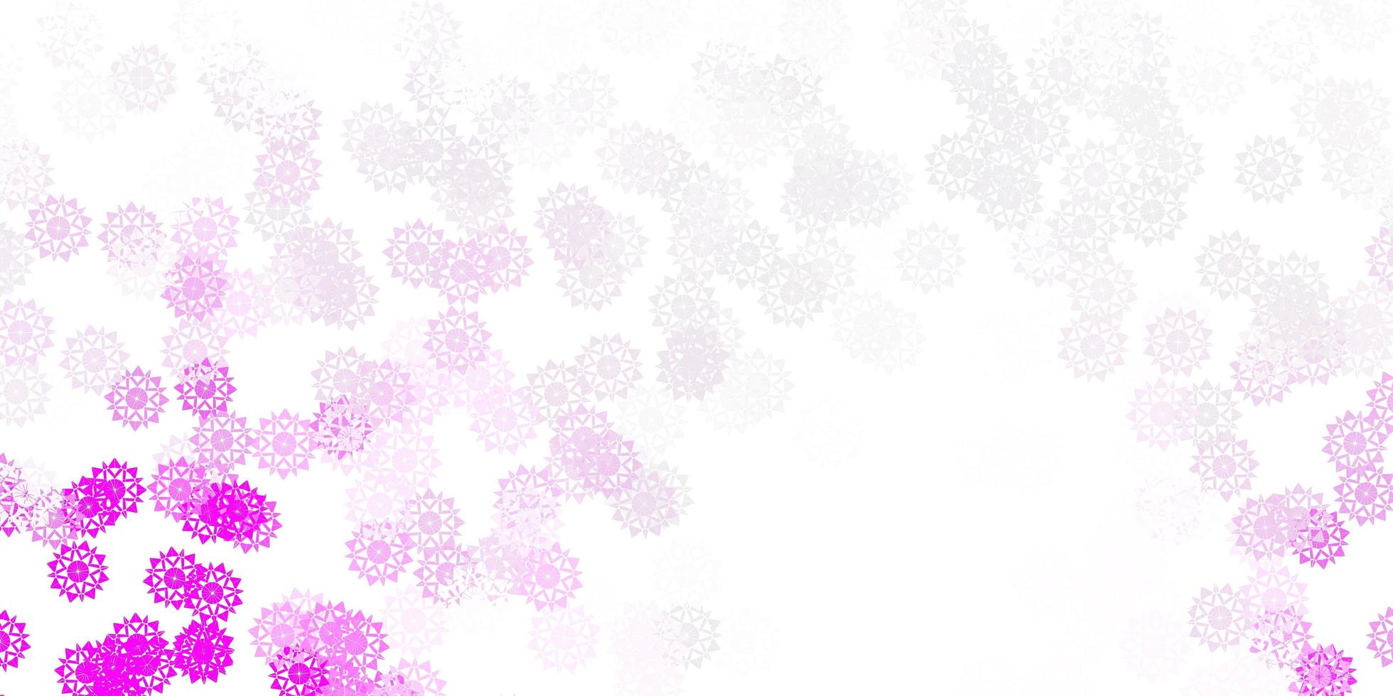 Light purple vector texture with bright snowflakes.