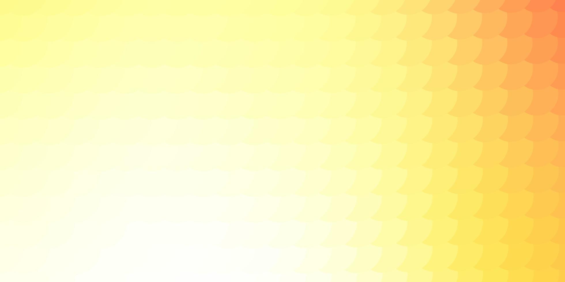 Light Red, Yellow vector background with bubbles.