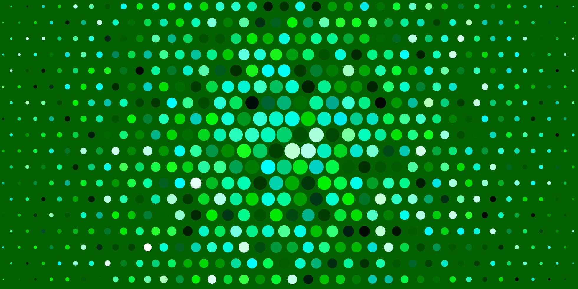 textura de vector azul claro, verde con círculos.