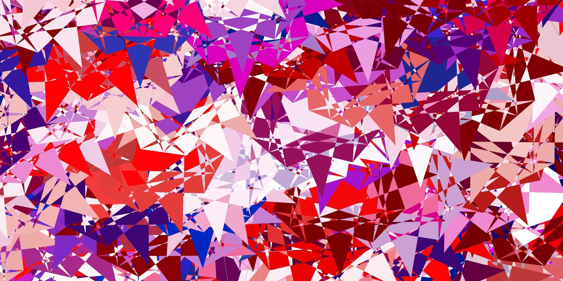 Light Blue, Red vector background with polygonal forms.
