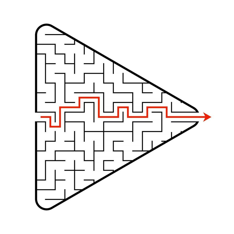 Maze for kids. Puzzle for children.  Labyrinth conundrum. vector