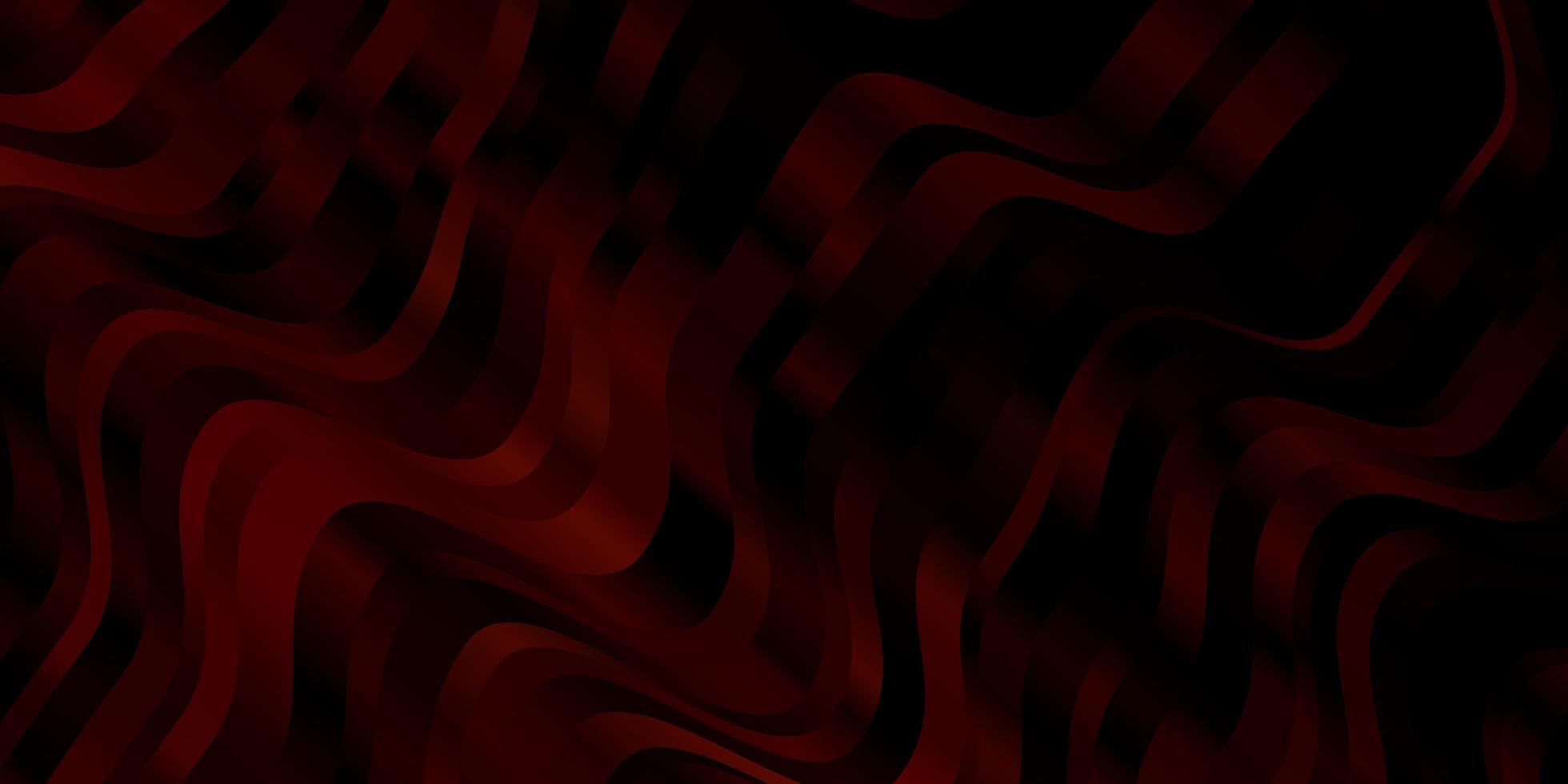 Dark Orange vector template with wry lines.