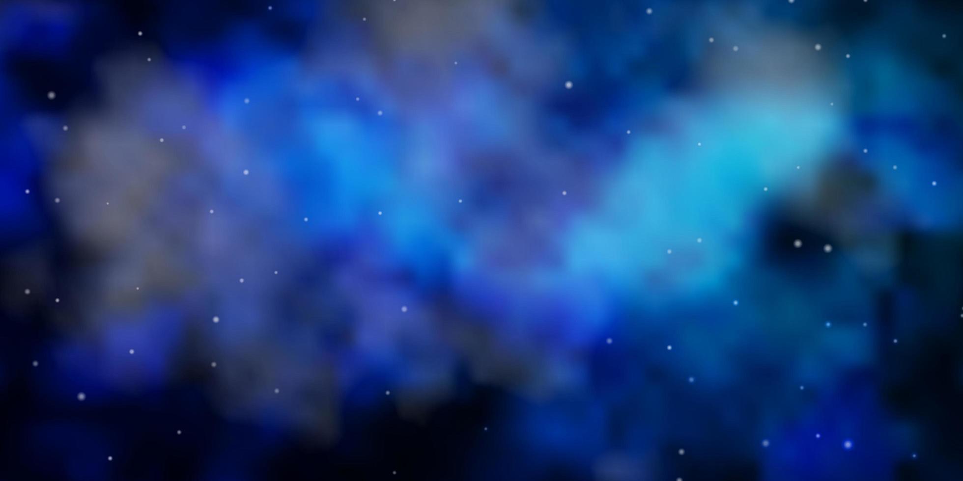 Dark BLUE vector layout with bright stars.