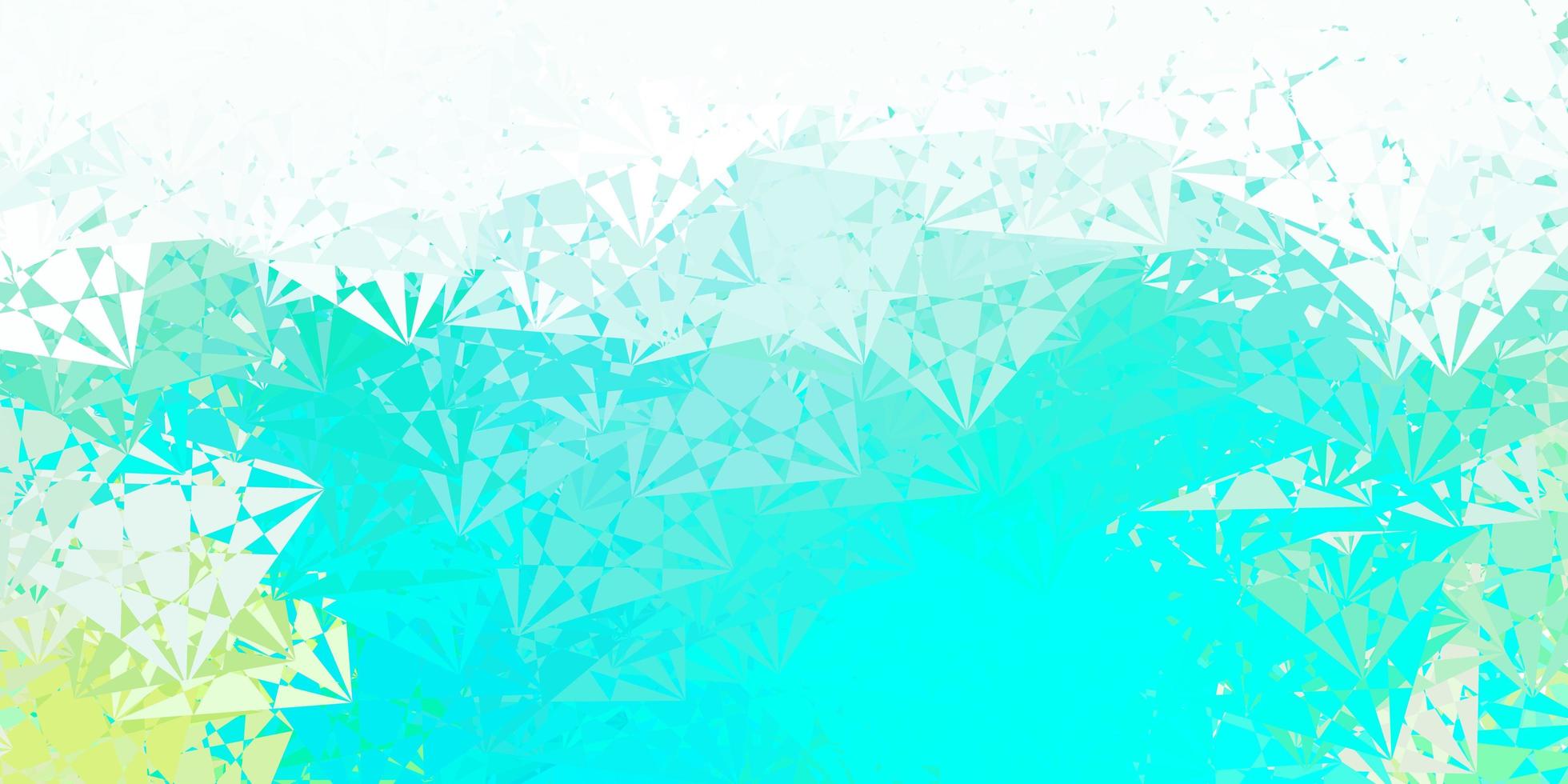 Light Green vector texture with random triangles.