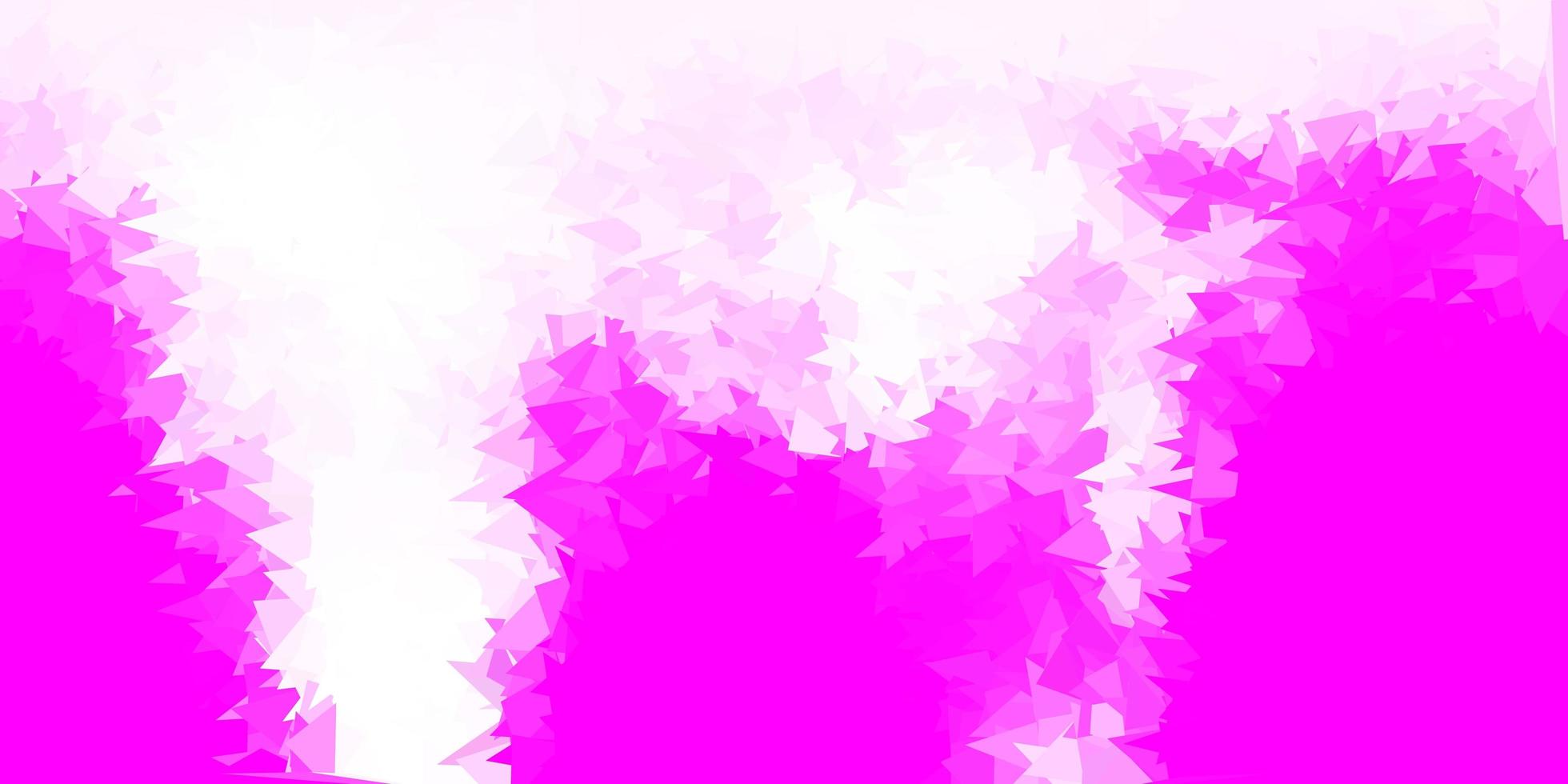 Light purple, pink vector geometric polygonal wallpaper.