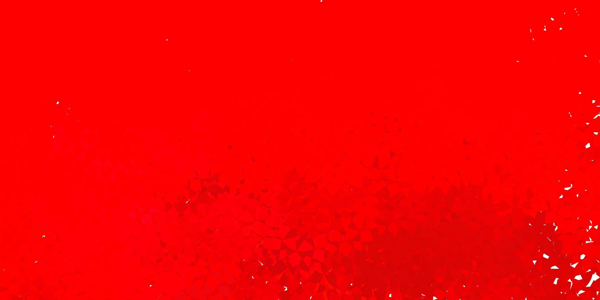 Light pink, red vector backdrop with triangles, lines.