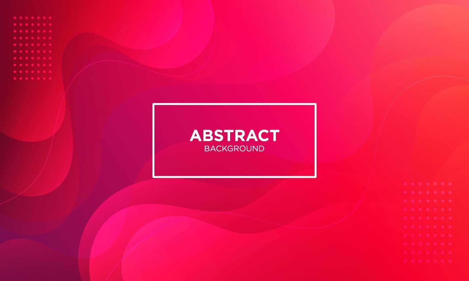 Abstract Pink Fluid Wave Background vector