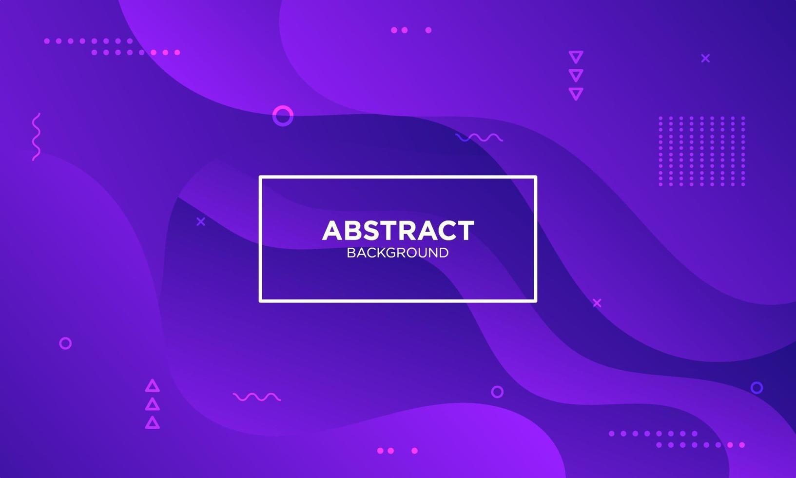 Abstract Purple Fluid Wave Background vector