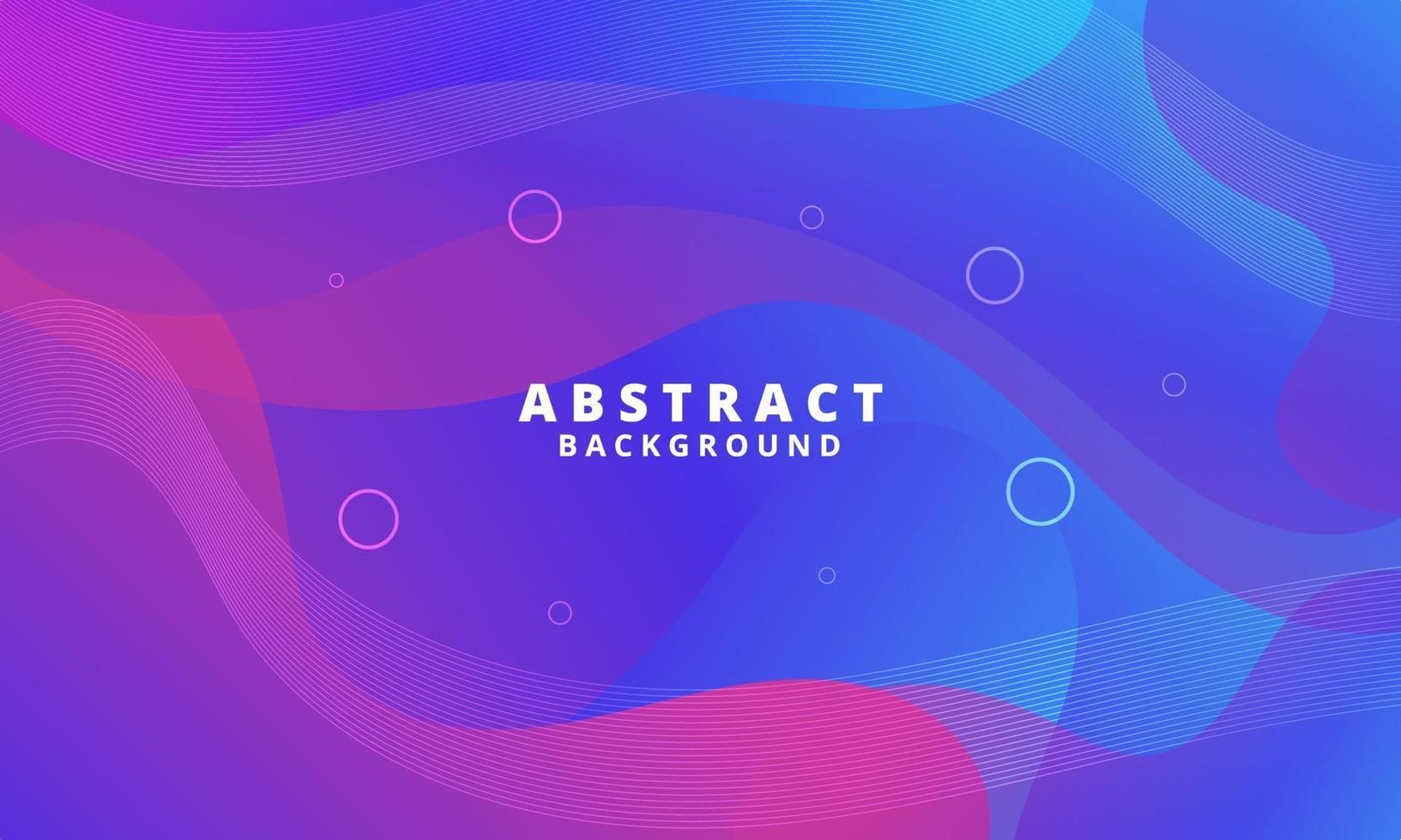 Abstract Colorful Fluid Wave Background vector