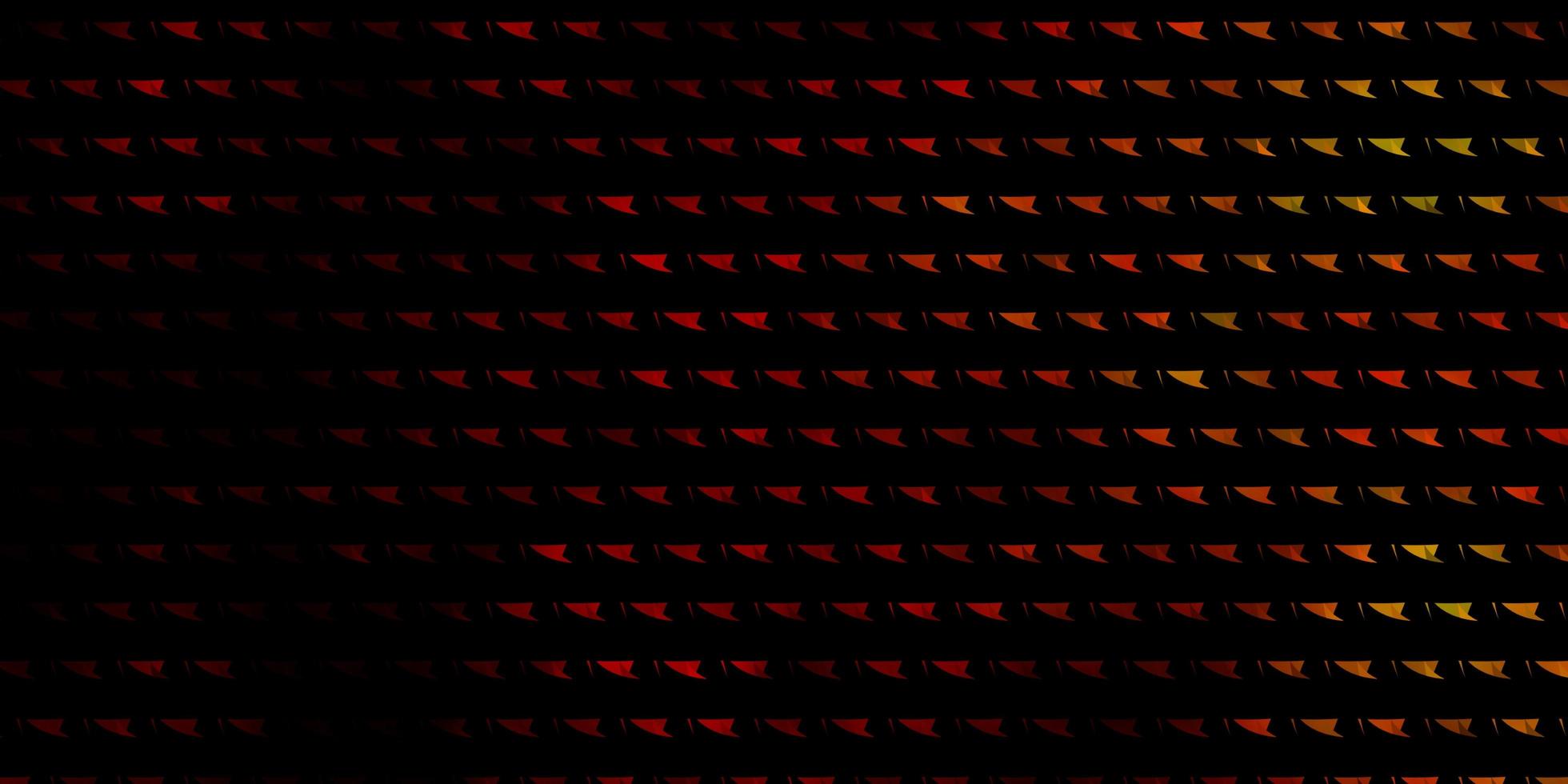 Light Red, Yellow vector pattern with polygonal style.