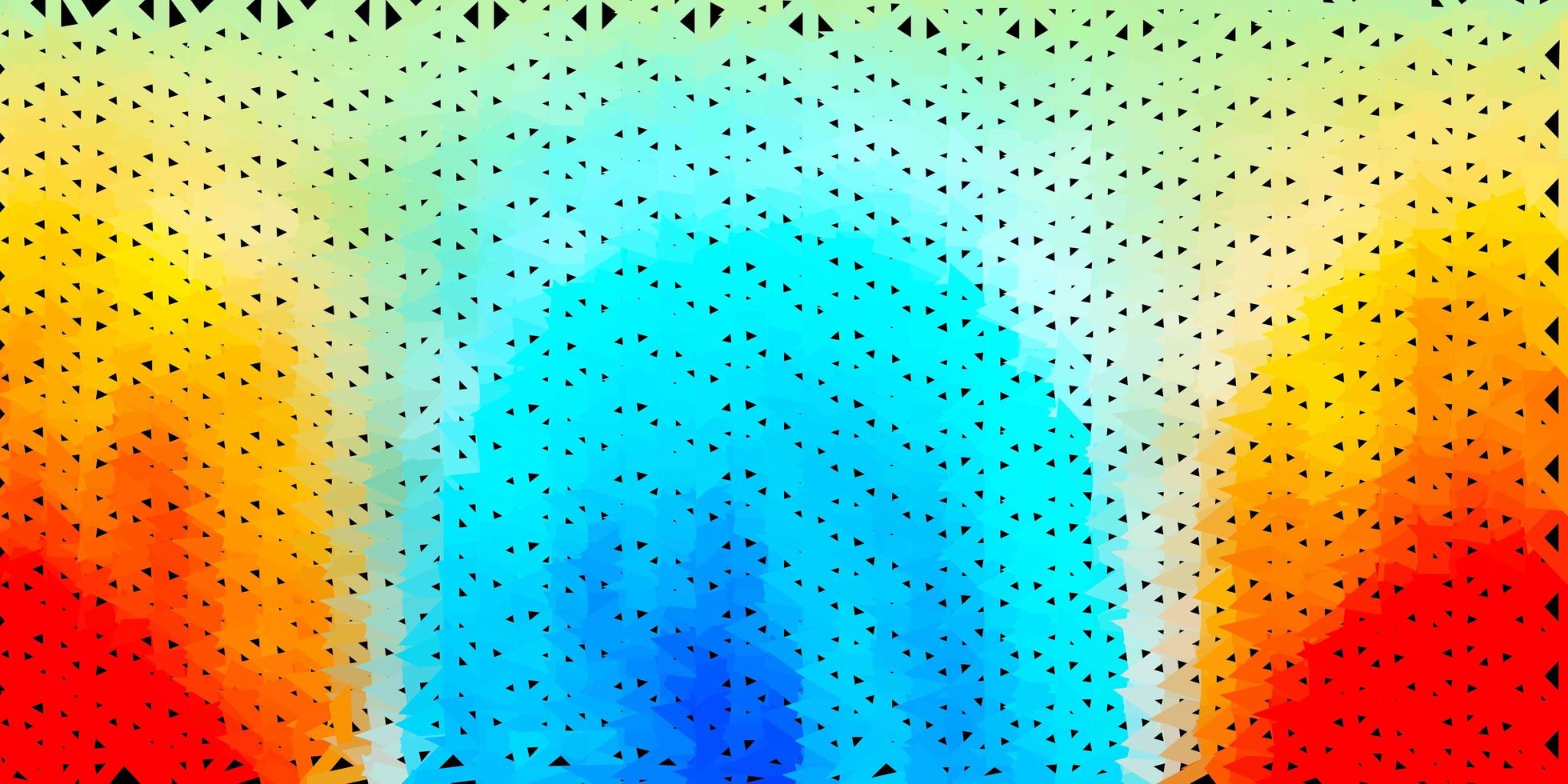 Light blue, red vector poly triangle texture.