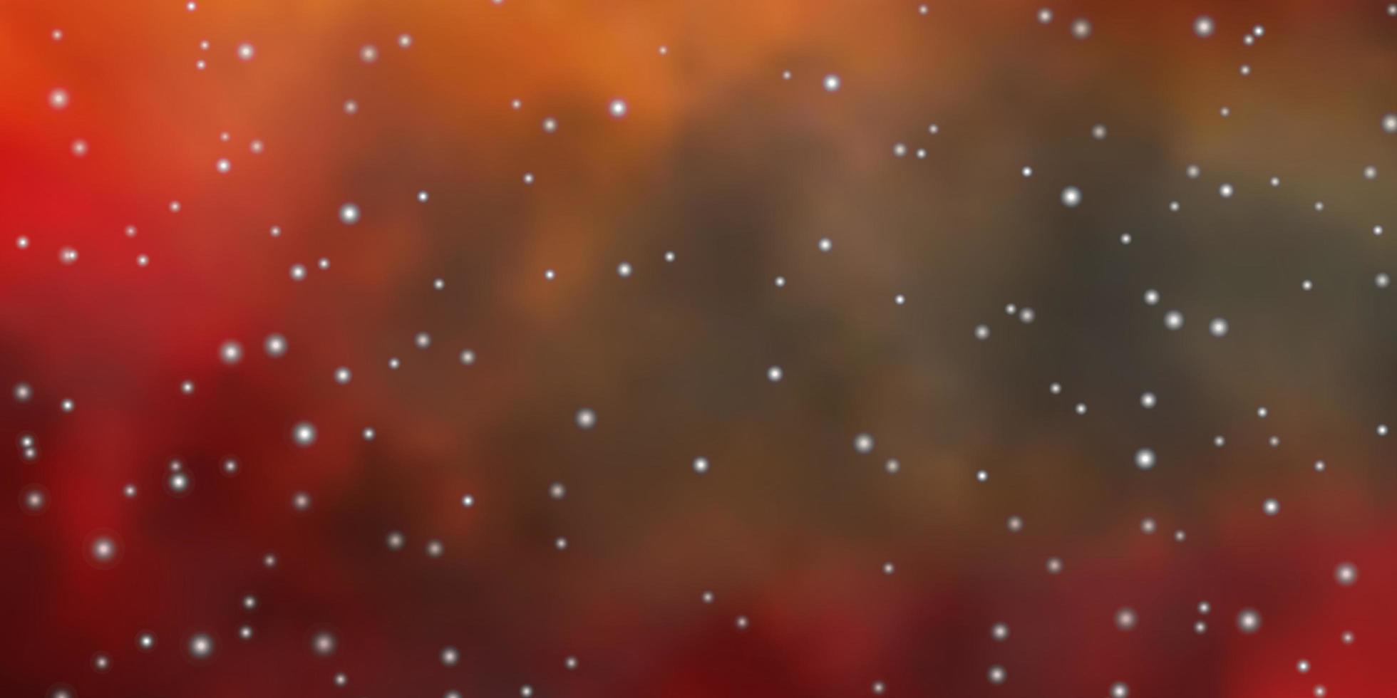 Light Green, Red vector layout with bright stars.